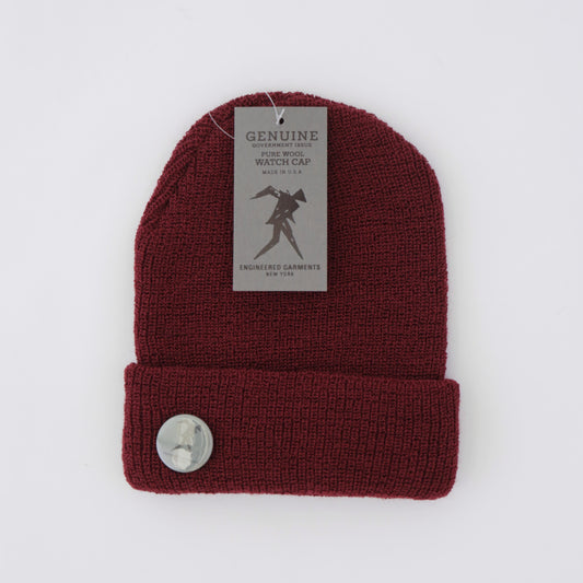 Watch Cap - Wool｜Burgundy