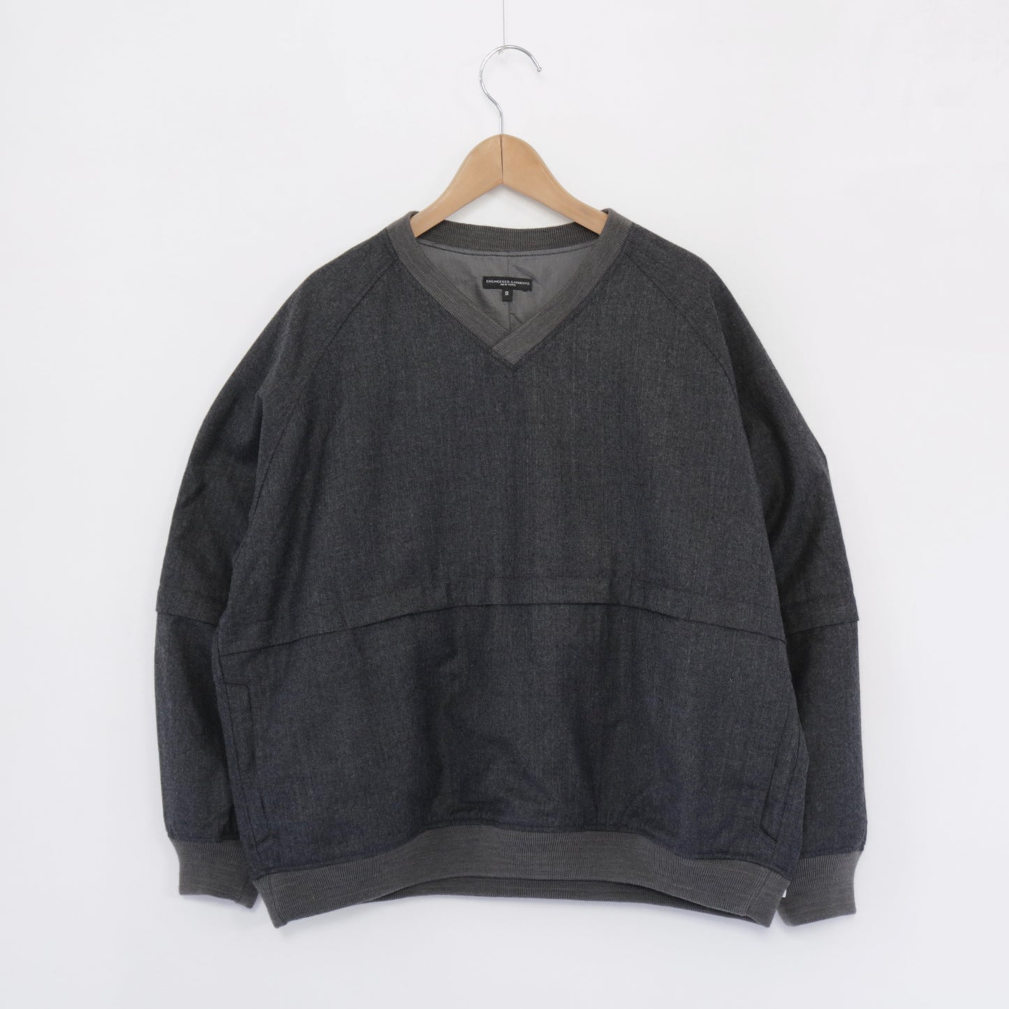 Wind Pull - Highcount Worsted Wool｜Charcoal