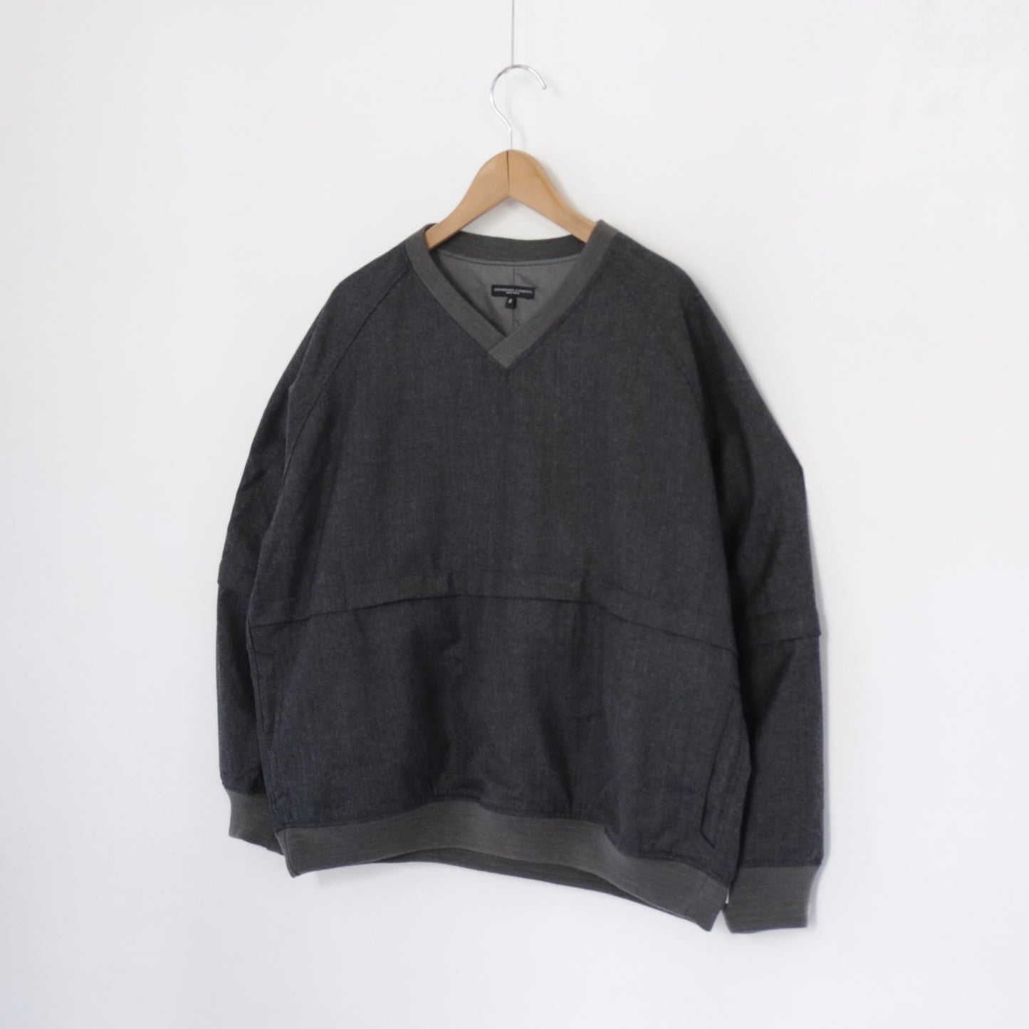 Wind Pull - Highcount Worsted Wool｜Charcoal
