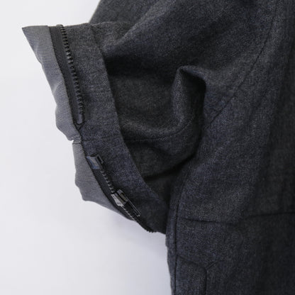 Wind Pull - Highcount Worsted Wool｜Charcoal