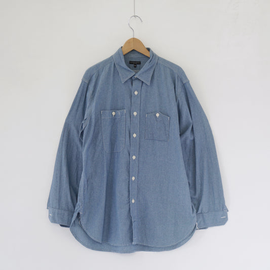 Work Shirt - 4.5 oz Cotton Chambray｜Lt.Blue