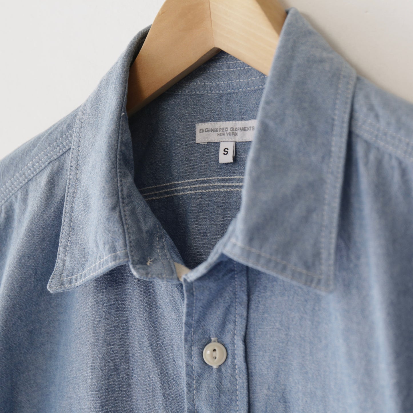 Work Shirt - 4.5oz Cotton Chambray｜Lt. Blue