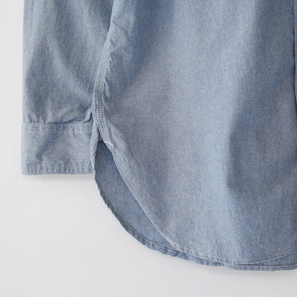 Work Shirt - 4.5oz Cotton Chambray｜Lt. Blue