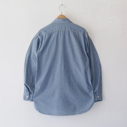 Work Shirt - 4.5oz Cotton Chambray｜Lt. Blue
