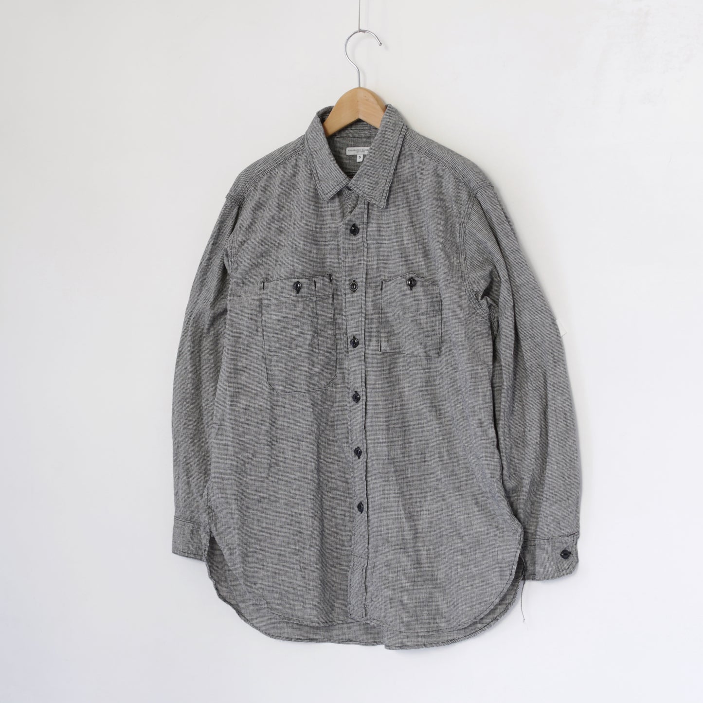 Work Shirt - CL Houndstooth｜Black/Grey
