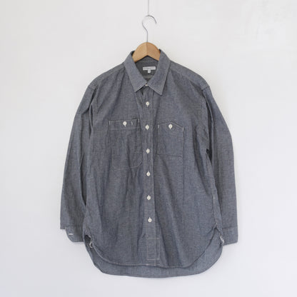 Work Shirt - Cotton Chambray｜Grey