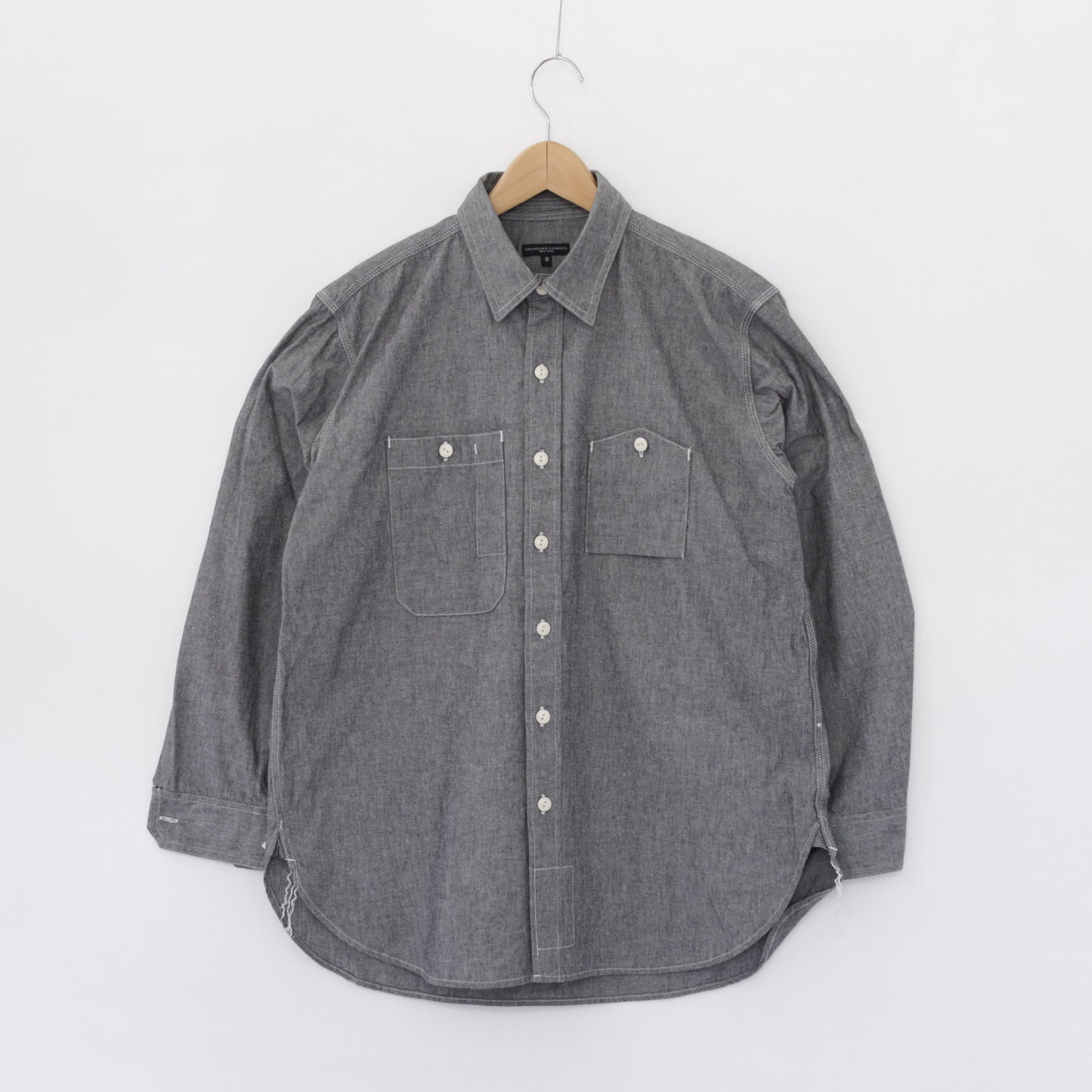 Work Shirt - Cotton Chambray｜Grey