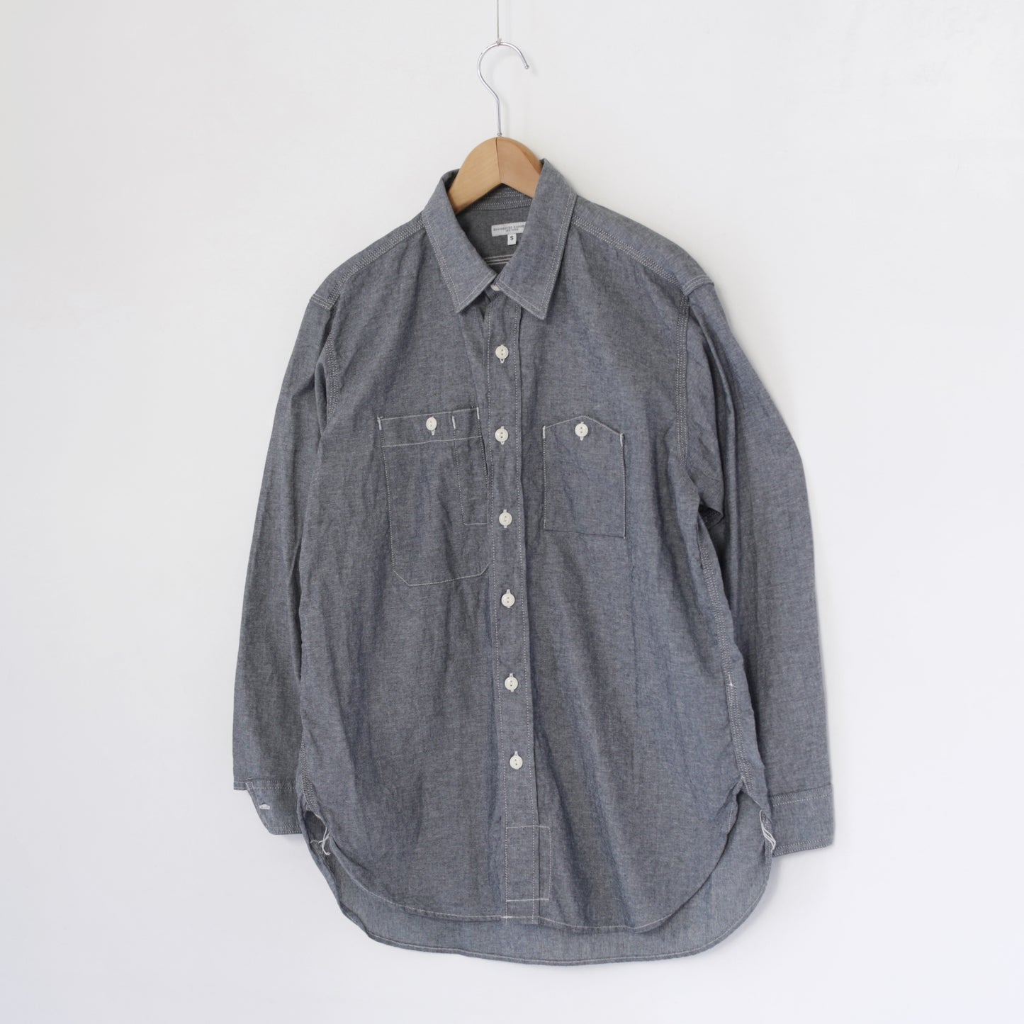 Work Shirt - Cotton Chambray｜Grey