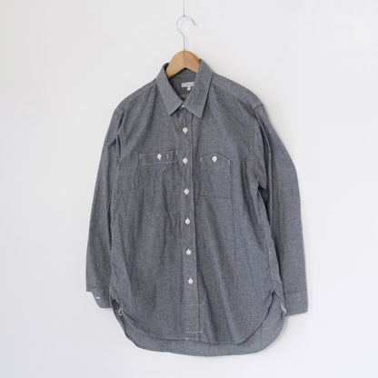 Work Shirt - Cotton Chambray｜Grey