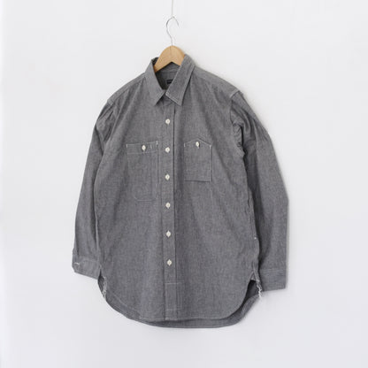Work Shirt - Cotton Chambray｜Grey