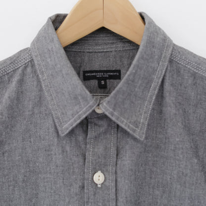 Work Shirt - Cotton Chambray｜Grey