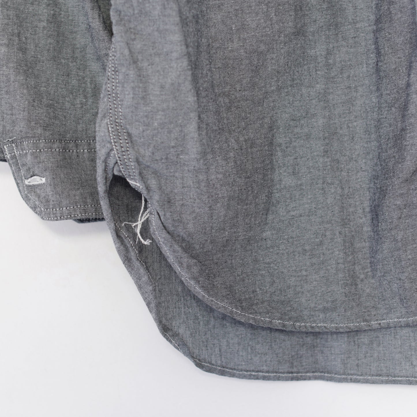 Work Shirt - Cotton Chambray｜Grey