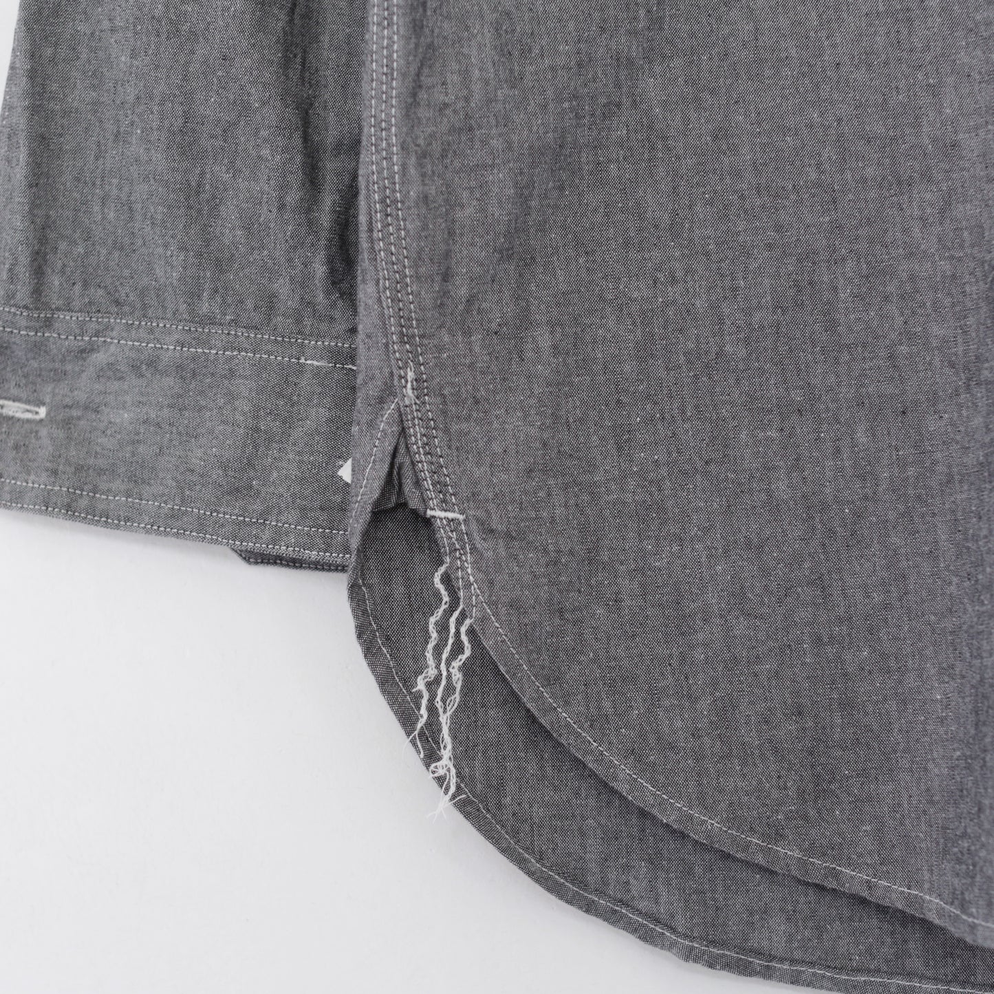 Work Shirt - Cotton Chambray｜Grey