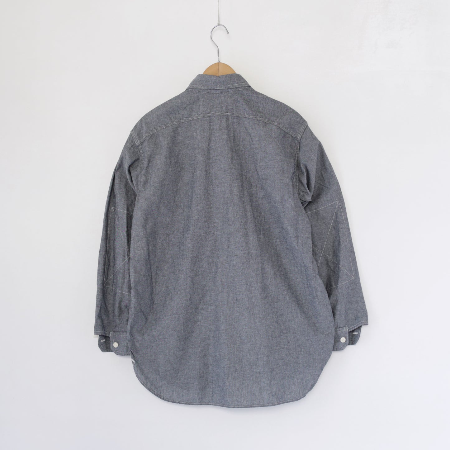 Work Shirt - Cotton Chambray｜Grey
