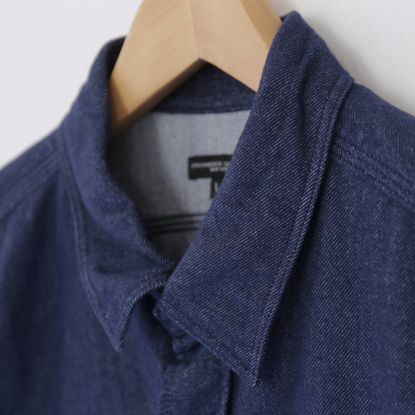 Work Shirt - Cotton Denim Flannel｜Indigo