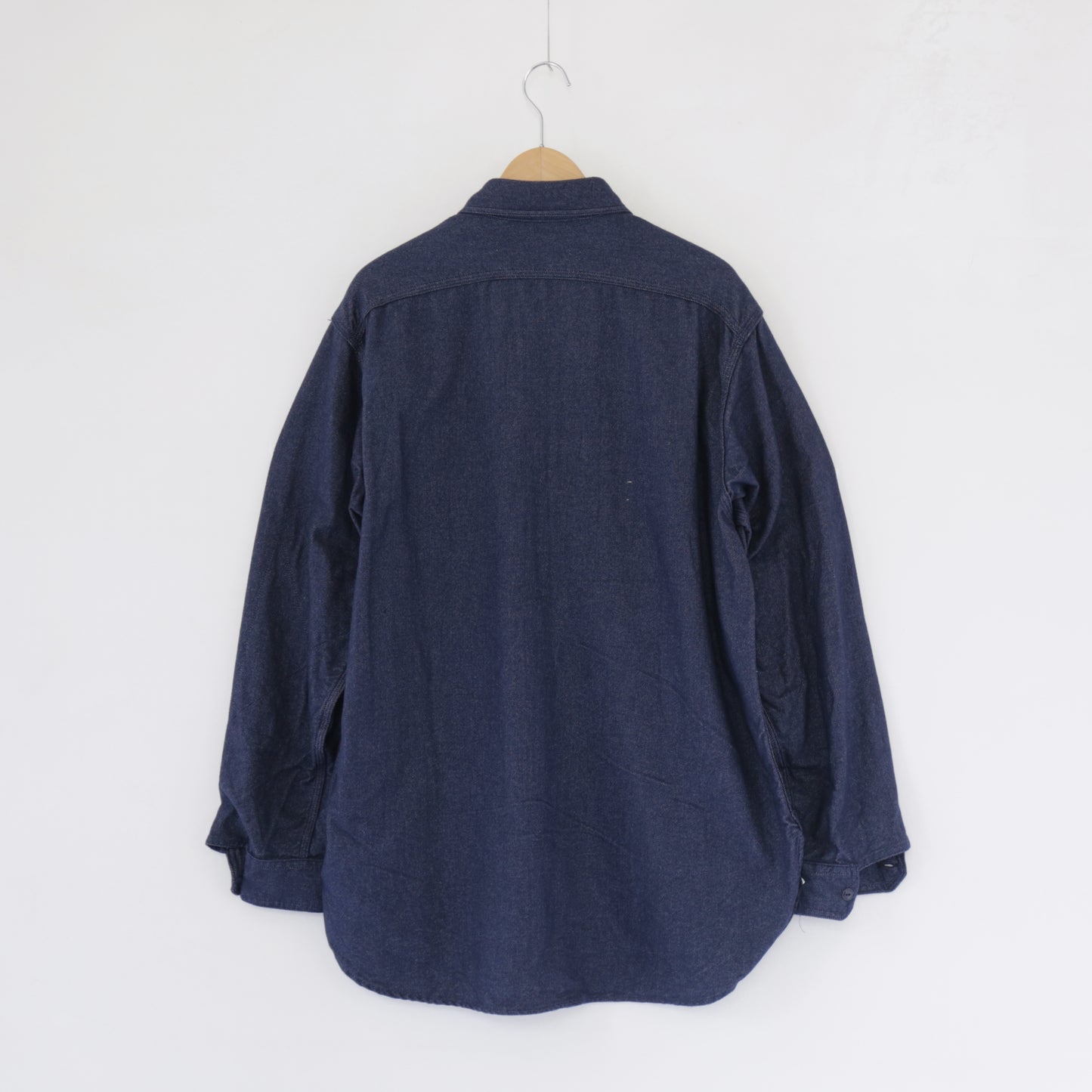 Work Shirt - Cotton Denim Flannel｜Indigo
