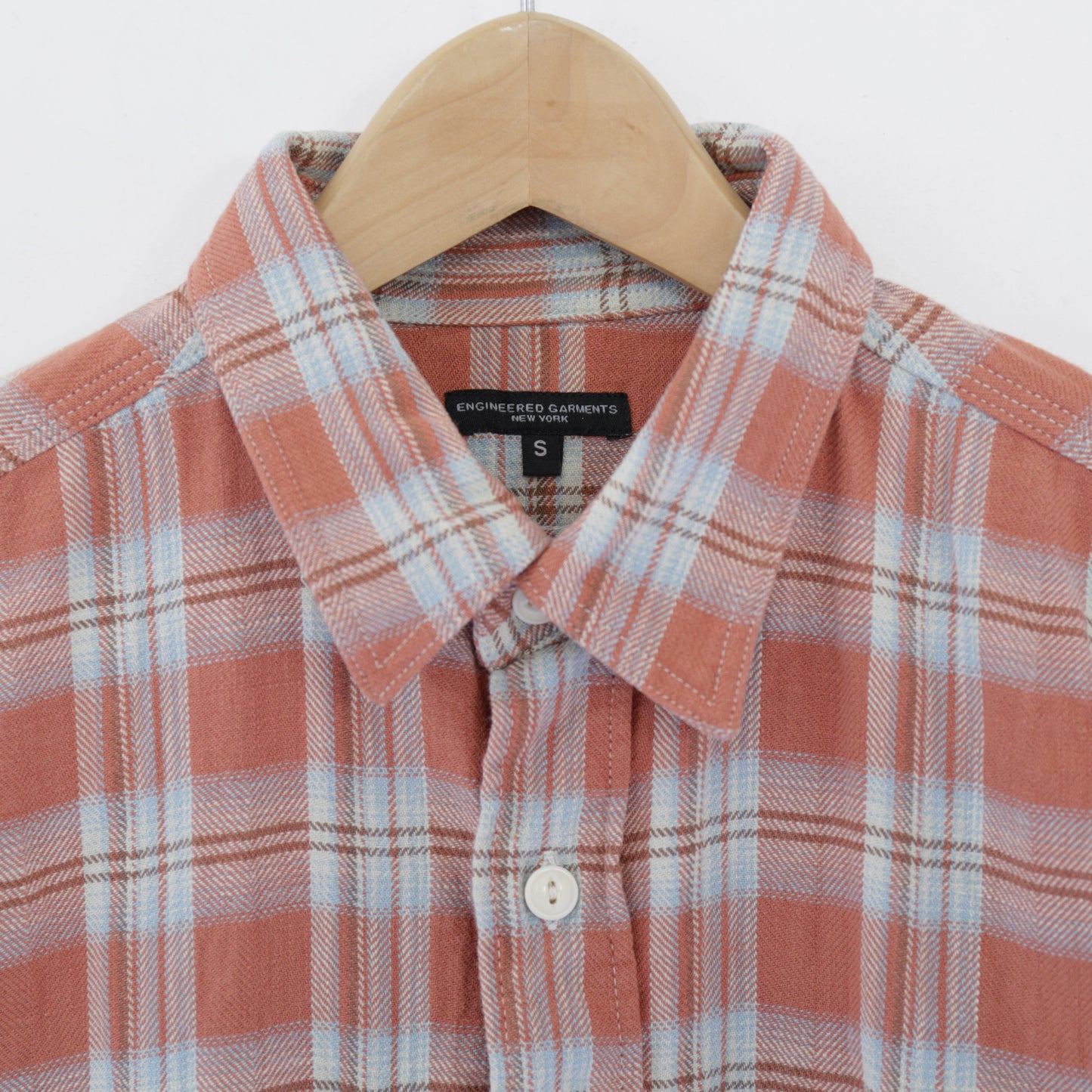 Work Shirt - Cotton Plaid Jacquard｜Pink
