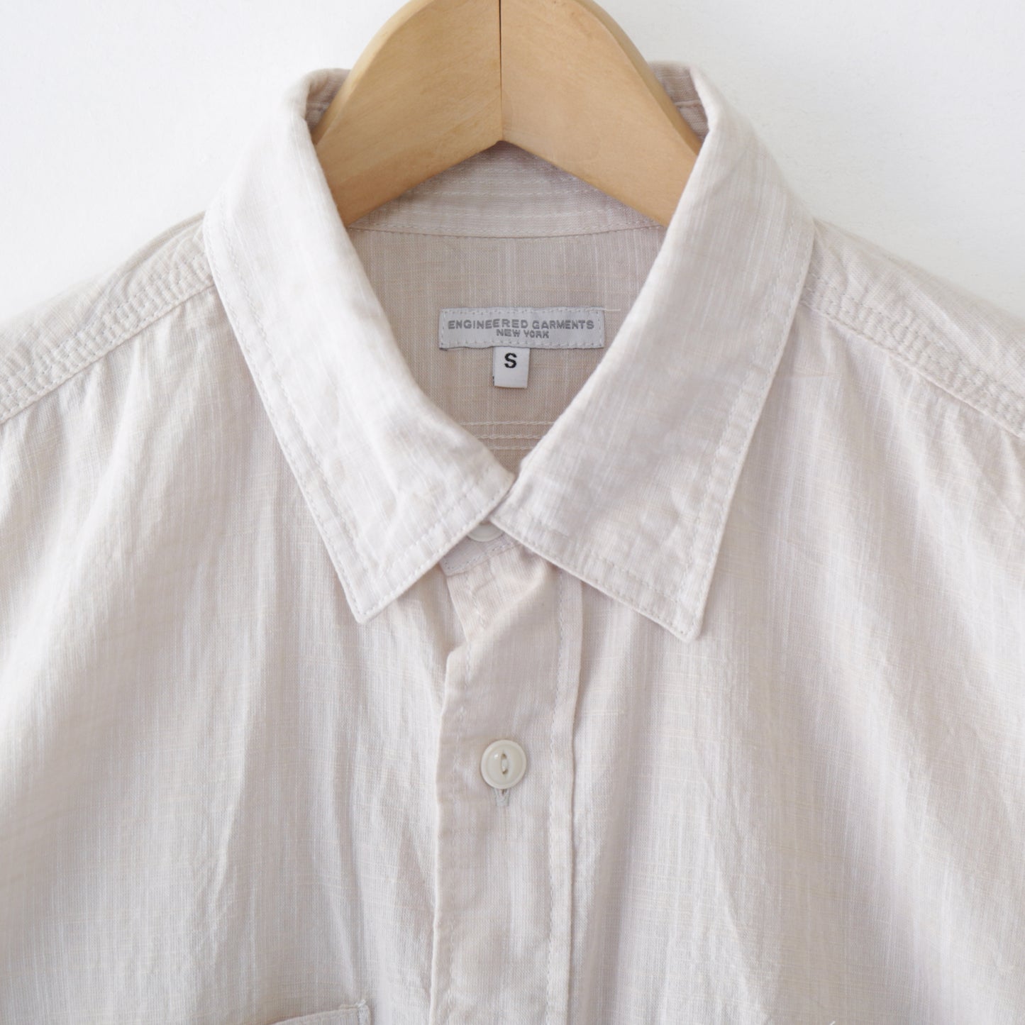 Work Shirt - Cotton Slab｜Beige