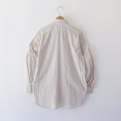 Work Shirt - Cotton Slab｜Beige
