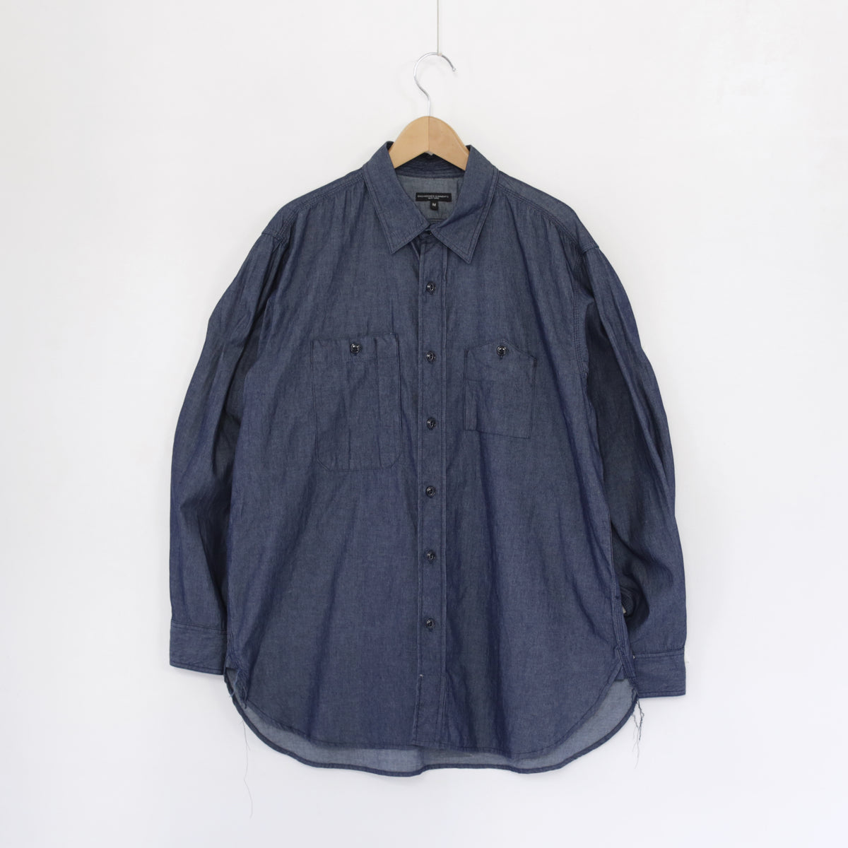 Work Shirt - Cotton Denim Shirting｜Indigo