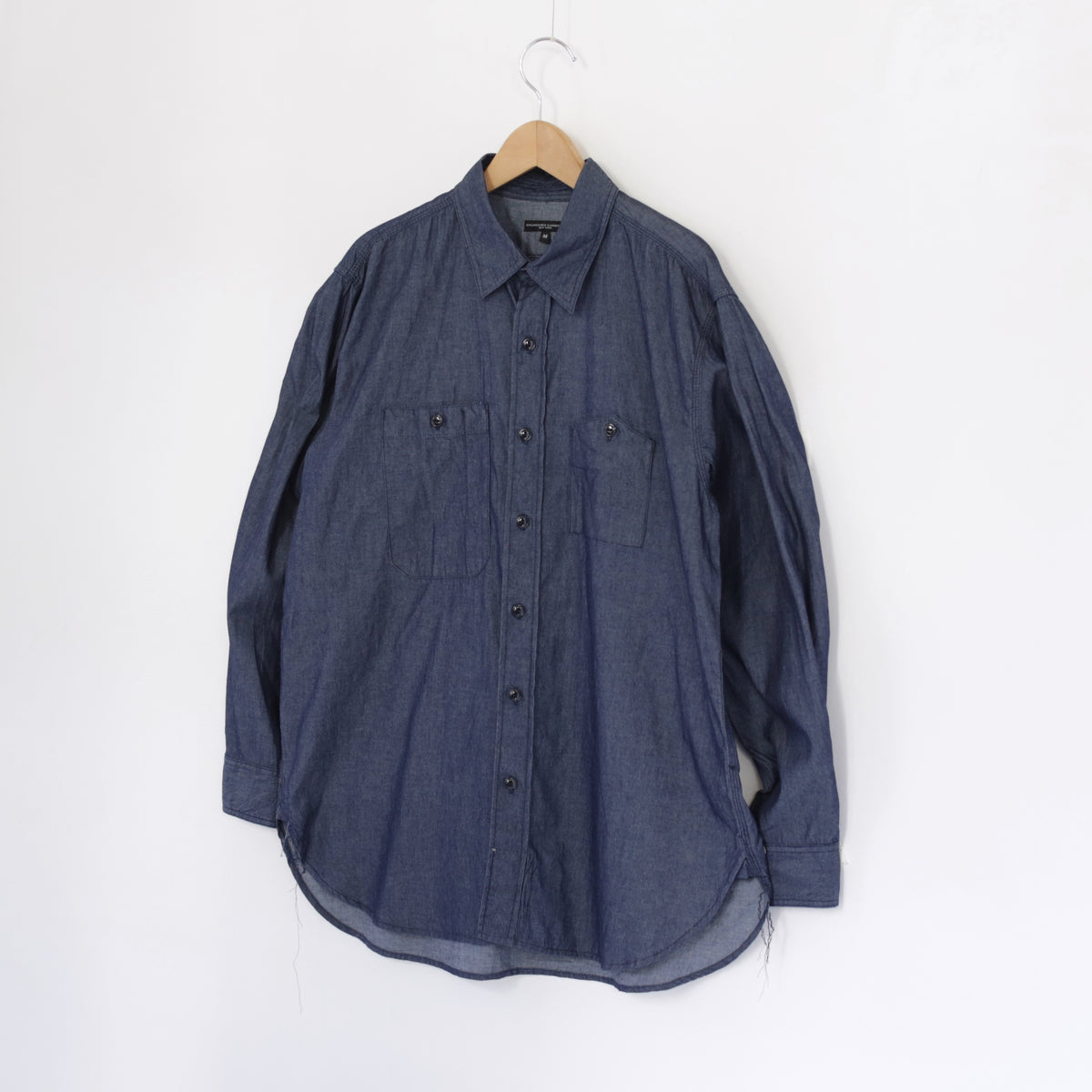 Work Shirt - Cotton Denim Shirting｜Indigo