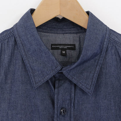 Work Shirt - Cotton Denim Shirting｜Indigo